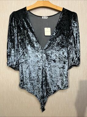 Intimately Free People Velvet Bodysuit